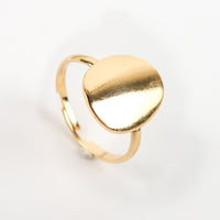 แหวนสแตนเลสสตีลเรียบหรู มีสไตล์ แหวนแฟชั่นผู้หญิง - No.5150