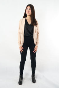 เสื้อคลุมคาร์ดิแกน - Open Front Soft Cashmere Cardigan Jackets