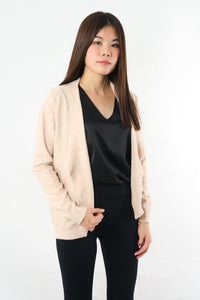 เสื้อคลุมคาร์ดิแกน - Open Front Soft Cashmere Cardigan Jackets