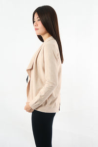 เสื้อคลุมคาร์ดิแกน - Open Front Soft Cashmere Cardigan Jackets