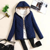 เสื้อแจ็คเก็ตดาวน์กันหนาว - Slim Fit Hooded Down Jacket