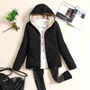 เสื้อแจ็คเก็ตดาวน์กันหนาว - Slim Fit Hooded Down Jacket