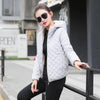 เสื้อแจ็คเก็ตดาวน์กันหนาว - Slim Fit Hooded Down Jacket