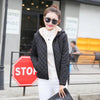 เสื้อแจ็คเก็ตดาวน์กันหนาว - Slim Fit Hooded Down Jacket