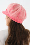หมวกไหมพรม H-096 - Eyelash Knit Wool Hat