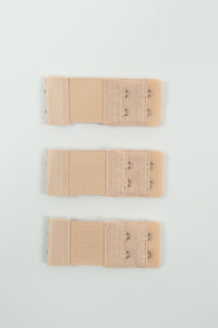 ตะขอต่อสายเสื้อชั้นในแบบมีสายยืด No.94-23 -  Women's Elastic Bra Lingerie Extenders 3-Hooks 3 Rows Extension Straps in Different