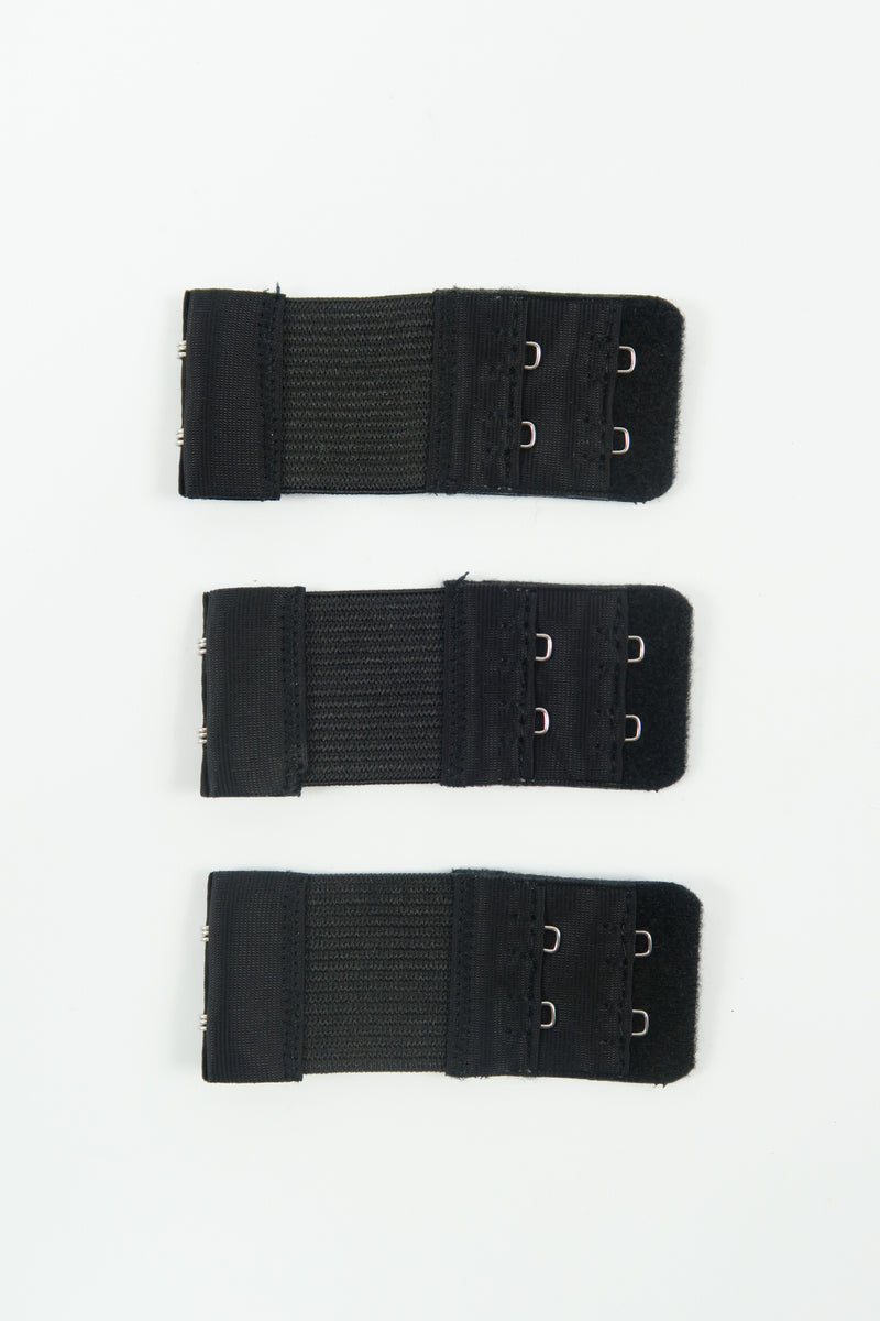 ตะขอต่อสายเสื้อชั้นในแบบมีสายยืด No.94-23 -  Women's Elastic Bra Lingerie Extenders 3-Hooks 3 Rows Extension Straps in Different