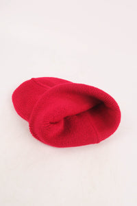 หมวกไหมพรมทรงบีนนี่ H005 - Unisex Solid Thick Wool Ribbed Beanie Hat