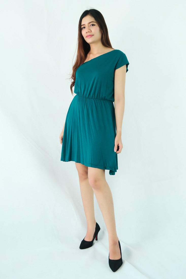 เดรสบ่าเดียว - One Shoulder Evening Dress