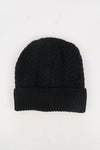 หมวกไหมพรมถักลายเปีย บุขนด้านใน H012- Unisex Cable Knit Fleece Lining Knit Beanie Ski Hat