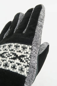 ถุงมือไหมพรมกันหนาว - Fleece Thick Knit Velvet Gloves