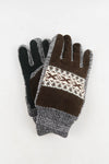 ถุงมือไหมพรมกันหนาว - Fleece Thick Knit Velvet Gloves