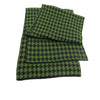 ผ้าพันคอไหมพรมลาย Houndstooth -Unisex Reversible Houndstooth Knit Scarf