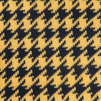 ผ้าพันคอไหมพรมลาย Houndstooth -Unisex Reversible Houndstooth Knit Scarf