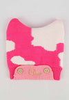 หมวกไหมพรม หมวกถักกันหนาว สำหรับเด็ก 1-2 ขวบ - Monkey Cat Ears Cap Wool Warm Beanies for Boy and Girl (1-2)Years)