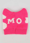 หมวกไหมพรม หมวกถักกันหนาว สำหรับเด็ก 1-2 ขวบ - Monkey Cat Ears Cap Wool Warm Beanies for Boy and Girl (1-2)Years)
