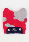 หมวกไหมพรม หมวกถักกันหนาว สำหรับเด็ก 1-2 ขวบ - Monkey Cat Ears Cap Wool Warm Beanies for Boy and Girl (1-2)Years)
