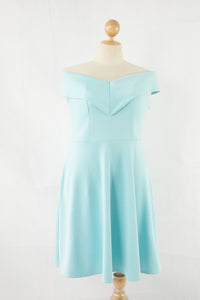 ชุดเดรส Off-Shoulder Fit & Flare - Love Off The Shoulder Fit & Flare Dress