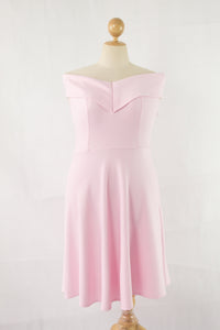 ชุดเดรส Off-Shoulder Fit & Flare - Love Off The Shoulder Fit & Flare Dress