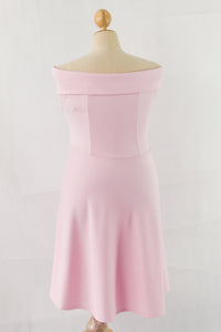 ชุดเดรส Off-Shoulder Fit & Flare - Love Off The Shoulder Fit & Flare Dress