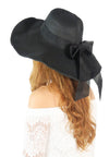 หมวกสานปีกกว้างชายทะเลสไตล์คลาสสิค - Classic Style large brimmed Sandy beach Straw hat