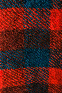 ผ้าพันคอไหมพรม - Plaid Soft Knit Scarf