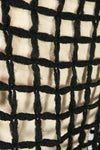 ผ้าพันคอไหมพรมตาข่าย  - Large Cable-Knit Soft Wool Scarf