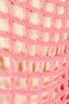 ผ้าพันคอไหมพรมตาข่าย  - Large Cable-Knit Soft Wool Scarf