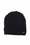 หมวกไหมพรมถักลายเปีย บุขนด้านในสำหรับกันหนาว No.688 - Unisex Cable Knit Fleece Lining Knit Beanie Ski Hat