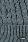 หมวกไหมพรมถักลายเปีย บุขนด้านในสำหรับกันหนาว No.688 - Unisex Cable Knit Fleece Lining Knit Beanie Ski Hat