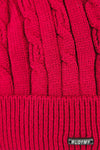 หมวกไหมพรมถักลายเปีย บุขนด้านในสำหรับกันหนาว No.688 - Unisex Cable Knit Fleece Lining Knit Beanie Ski Hat