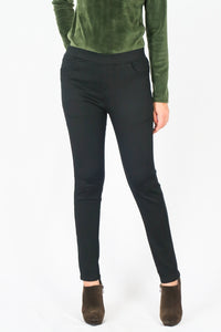 กางเกงบุกันหนาวทรงดินสอ - Thick Velvet Pencil Pants
