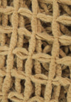 ผ้าพันคอไหมพรมตาข่าย  - Large Cable-Knit Soft Wool Scarf