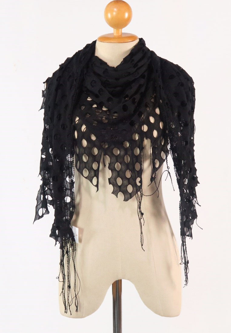 ผ้าพันคอคลุมไหล่ - Double-Layer Triangle Scarf