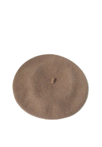 หมวกขนสัตว์ผ้าวูล สไตล์ฝรั่งเศส - Casual Beret Beanie Wool Hat