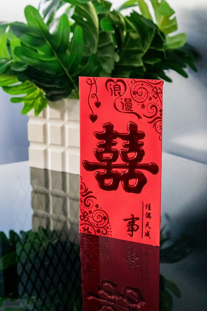 ซองอั่งเปา ซองมงคล ซองตรุษจีน ซองแดง ซองยกน้ำชา ซองรับไหว้งานแต่ง ซองงานแต่ง - Custom Mini personalized Creative Red Envelopes