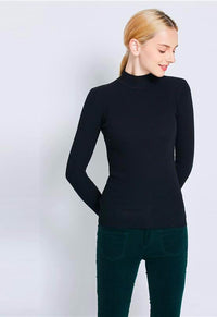 เสื้อไหมพรมคอเต่าแขนยาว - Korean Thick Turtleneck Sweater (T-076)