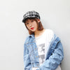 หมวกแฟชั่นผ้าทวีตทรง Cabbie No.203  - Cotton Newsboy Gatsby Apple Cabbie Cap