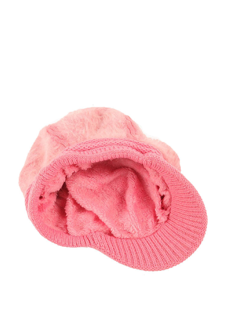 หมวกไหมพรม H-096 - Eyelash Knit Wool Hat