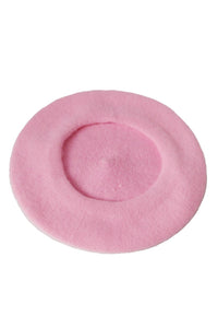 หมวกขนสัตว์ผ้าวูล สไตล์ฝรั่งเศส - Casual Beret Beanie Wool Hat