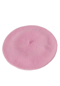 หมวกขนสัตว์ผ้าวูล สไตล์ฝรั่งเศส - Casual Beret Beanie Wool Hat