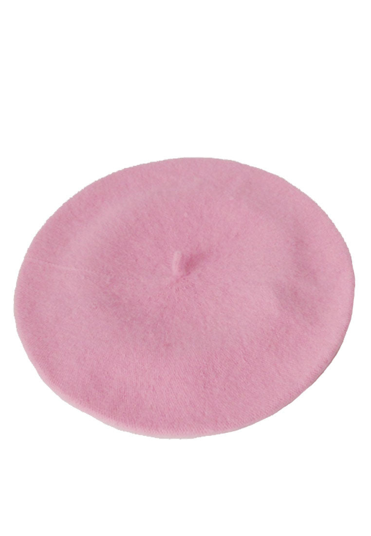 หมวกขนสัตว์ผ้าวูล สไตล์ฝรั่งเศส - Casual Beret Beanie Wool Hat