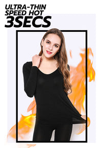 ชุดลองจอนแบบอัลตราสลิม อุ่นภายใน 3 วิ - 3 seconds speed warm ultra-thin thermal underwear set