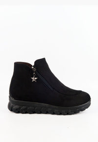 รองเท้าบูทกันหนาวอุณหภูมิติดลบ บุขนด้านใน No.721 - Snow Velvet Fleece Ankle Boots