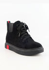 รองเท้าบูทกันหนาว No.6503 - Lace Up Leather Ankle Boots