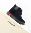 รองเท้าบูทกันหนาว No.6503 - Lace Up Leather Ankle Boots