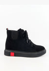 รองเท้าบูทกันหนาว No.6503 - Lace Up Leather Ankle Boots