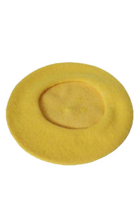 หมวกขนสัตว์ผ้าวูล สไตล์ฝรั่งเศส - Casual Beret Beanie Wool Hat