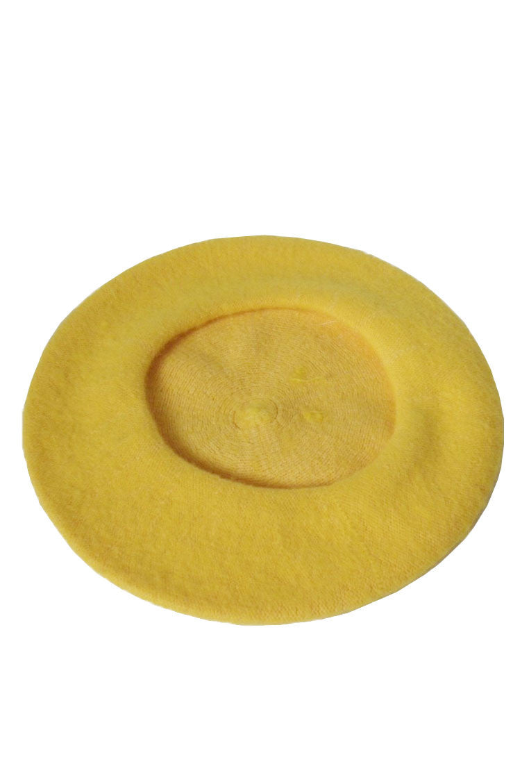 หมวกขนสัตว์ผ้าวูล สไตล์ฝรั่งเศส - Casual Beret Beanie Wool Hat