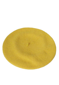 หมวกขนสัตว์ผ้าวูล สไตล์ฝรั่งเศส - Casual Beret Beanie Wool Hat
